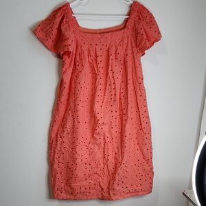 Lane Bryant Coral Mini Dress